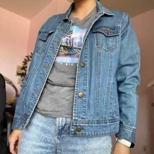 Denim Button-Up Jacket